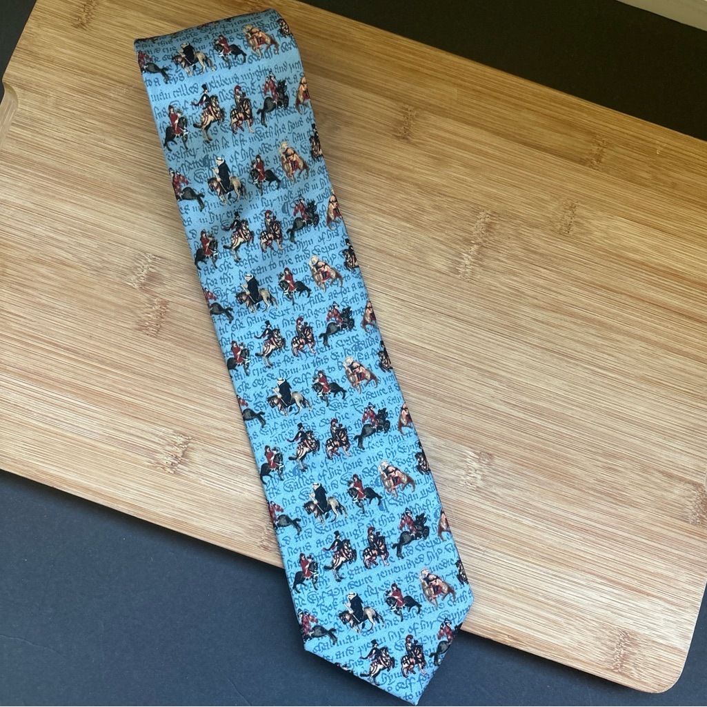Fox & Chave Canterbury Cathedral Pure Silk Neck Tie